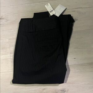 Banana Republic Black Pinstripe Dress Pants